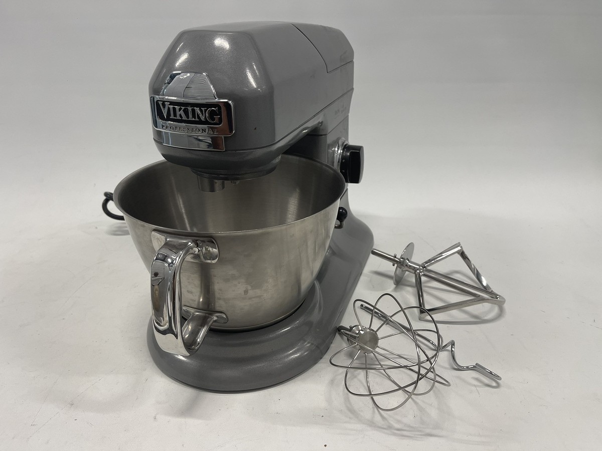 VIKING PROFESSIONAL VSM500 GRAY 5 QT MIXER 800W W/ 2 ATTACHMENTS