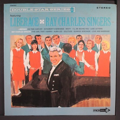 LIBERACE / RAY CHARLES SINGERS: double star series MCA 12'' LP 33 RPM