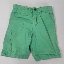 Gap Kids Boy's Green Shorts Size 7 Regular Pockets Inseam 7" Waist Adjustors