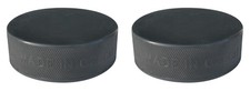 A&R Sports Official Ice Hockey Puck, 6 oz. - Black (2-Pack)