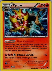 Pyroar 12/119 Holo Rare XY - Phantom Forces