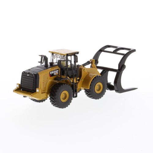 1/87 CAT Caterpillar 972M Wheel Loader w/ Log Fork - HO Series Diecast 85950 - Picture 2 of 4