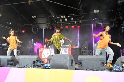 American rapper Ryeisha Berrain aka Rye Rye performs day three of - Old Photo 5