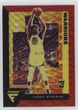 2020-21 Panini Flux Rookies Asia Red Wave Prizm James Wiseman #204 13d7