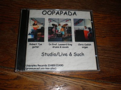 Oopapada CD Studio/Live & Such SEALED