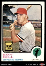 1973 Topps #31 Buddy Bell GAP Indians ROOKIE ASR RARE VARIATION 4 - VG/EX
