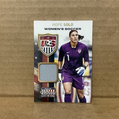 2012 Americana Heroes and Legends US Women's Soccer Materials #11 Hope Solo /299