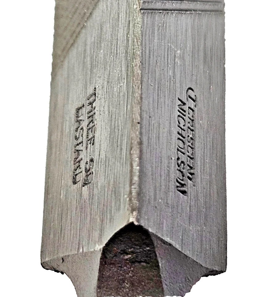 10" Triangular File 16147N Nicholson Bastard Double Cut Three Square 3 Square - Image 3 of 4