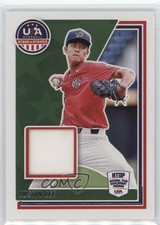 2022 Panini USA Baseball Stars & Stripes Materials Justin Lee #USAM-JL 09hu