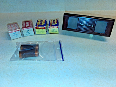 Vintage 50's, Tru-Vue (2-tone Bakelight), Film View Finder - (Rock Island, Ill)