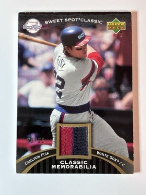 2007 Upper Deck Baseball Sweet Spot Classic Carlton Fisk /55 Patch
