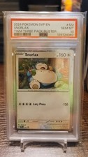PSA 10 2024 Pokemon SVP EN-SV Black Star Promo Snorlax #122 from 3 pack blister 