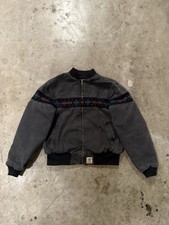 Carhartt Vintage 90s Jacket Southwest Aztec S...