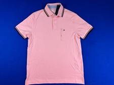 TOMMY HILFIGER Men's Pink Size Small Smooth Cotton Polo Shirt NWT