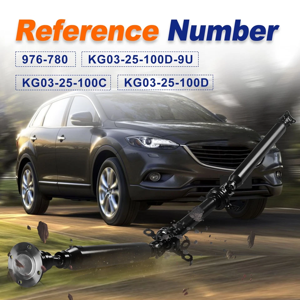 For Mazda CX-9 2007-2014 3.5L 3.7L Sport Utility AWD Rear Driveshaft Prop Shaft - Image 2 of 4