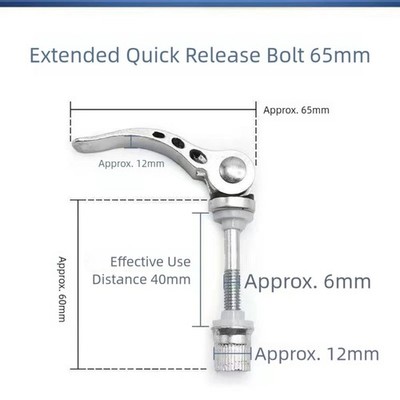 Bicycle Seat Clamp Quick Release Seat Post Clamp Bolt Lift Lock Accessories