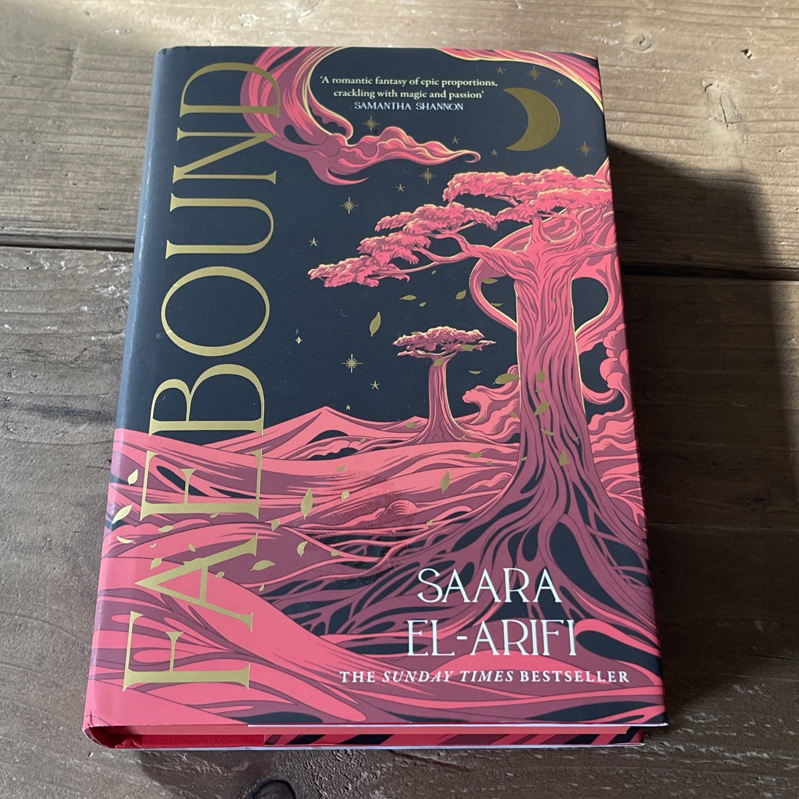 Faebound - Saara El-Arifi SIGNED Waterstones Sprayed Edge Excl. UK HB