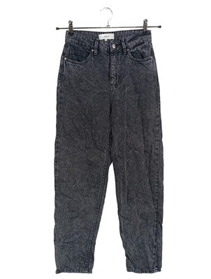 BA&SH Mom-Jeans Damen Jeans Gr. DE 34 hellgrau Casual-Look
