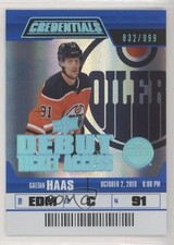 2019 Upper Deck Credentials Debut Ticket Access /999 Tier 1 Gaetan Haas #67 2o7