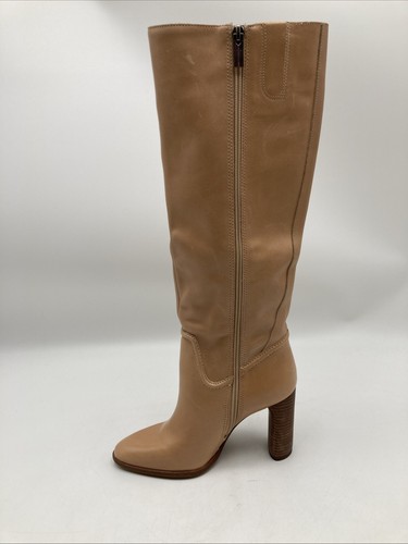 Vince Camuto Damen beige Evangee kniehohe mandelförmige Zehenpartie Lederstiefel neu mit Karton - Bild 5 von 10