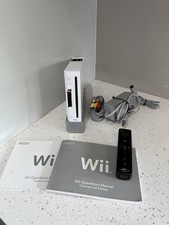 Nintendo Wii Video Game Console RVL-001 White SD Card Tested