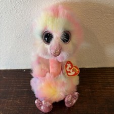 TY Beanie Boos - AVERY the Pink Ostrich Medium - 9 inch NWT