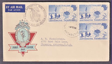 AUSTRALIAN ANTARCTIC TERRITORY #L5 ISSUES ON COVER 1958