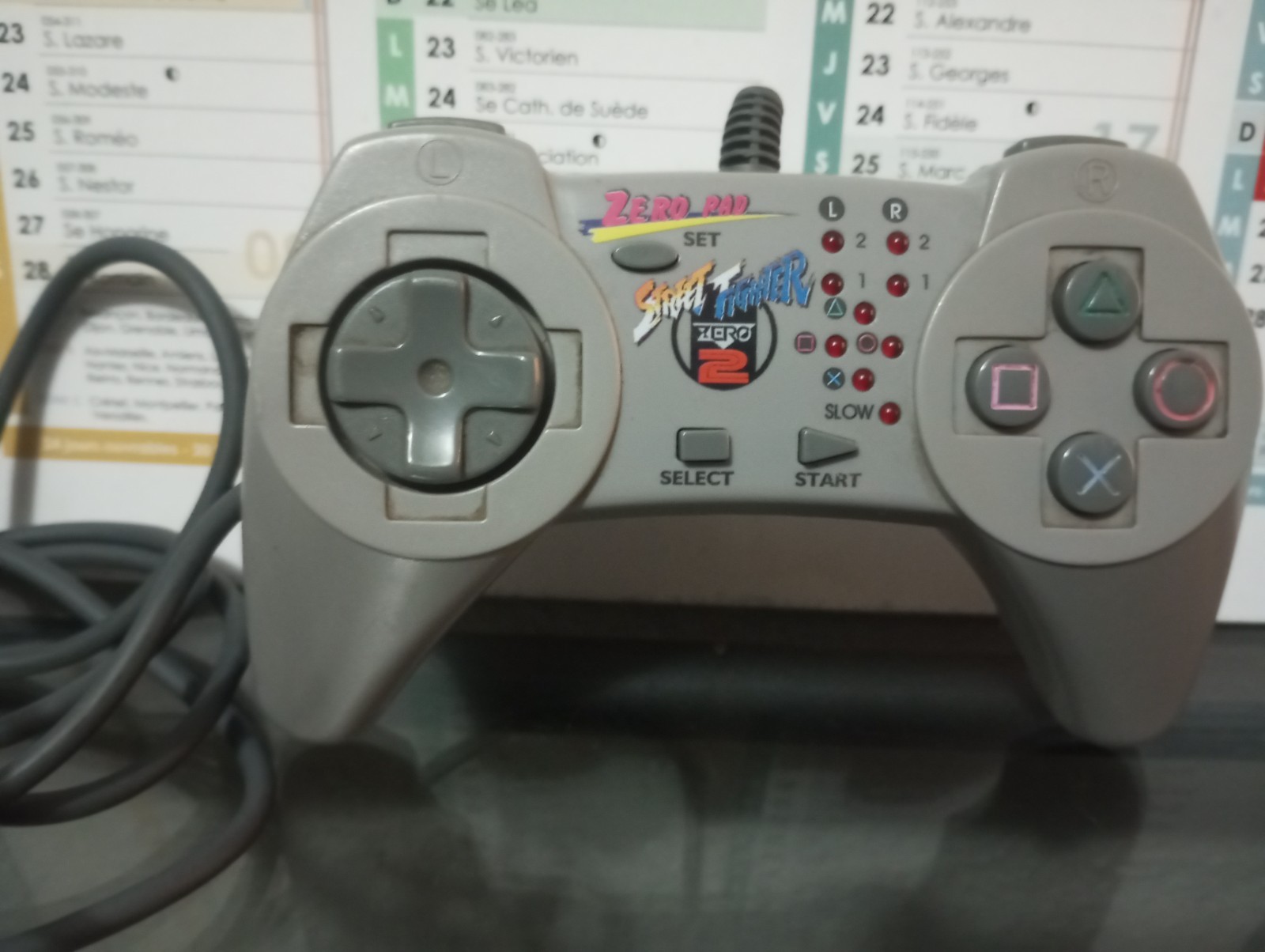 Manette Zero Pad Street Fighter Zero 2 Playstation 1 PS1 / Playstation 2 PS2 BE