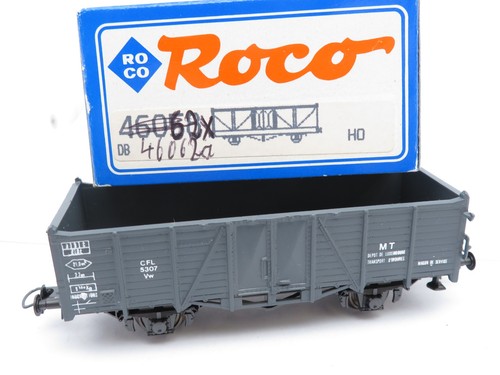 357H0 - Roco H0 46062 ? - Hochbordwagen grau der CFL - top in VP | Condition: Gebraucht