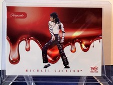 michael jackson keepsake Edition Bad Wrld Tour Insert /87 Red Lava Parallel #236