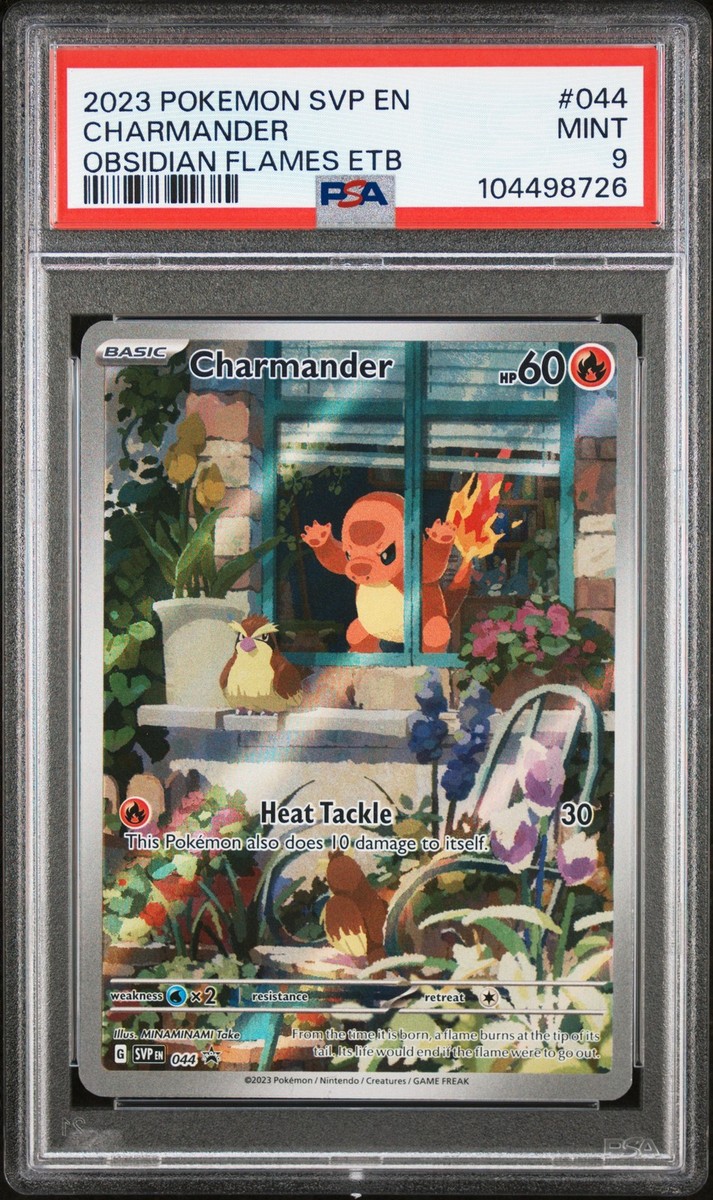 PSA 9 Charmander #044 2023 Pokemon Svp En-Sv Black Star Promo