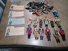 Vintage G.I. Joe Figure parts Lot 1980s Era Hasbro ARAH Figures And File Cards
