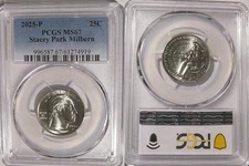 2025 P Stacey Park Milbern 25c PCGS MS67 Women Quarter