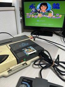 【TESTED】 NEC PC Engine Console System + CD ROM 2 + Controller Pad