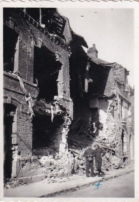Foto - Frankreich Zerstörung bei Arras - 2.WK