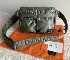 Yoshida PORTER TANKER 2 way shoulder bag Sage Green Small New model Used Japan