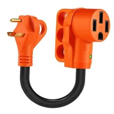 30 Amp to 50 Amp RV Adapter Cord,NEMA TT-30P to NEMA 14-50R 30A to 50A
