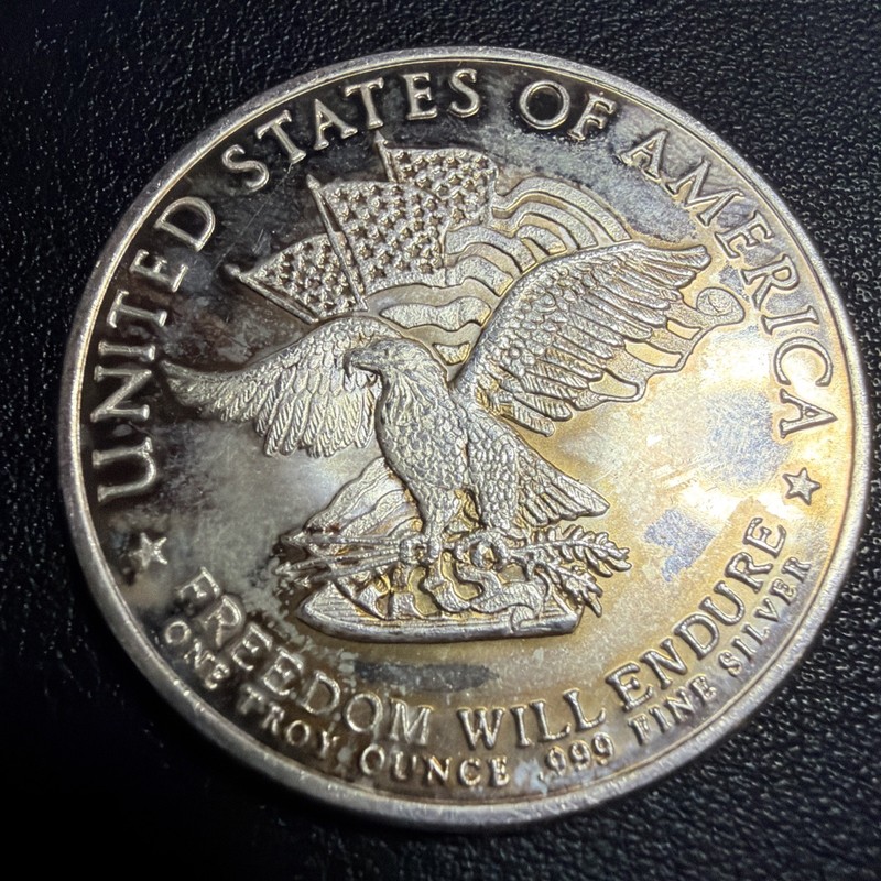 United States Navy Freedom Endure 1 OZ .999 Silver Round Guaranteed Genuine T370
