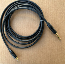 1-20'FT Mogami 2534 Ampheno 1/4 TS Gold to Amphenol RCA Audio Sound Cable 18AWG