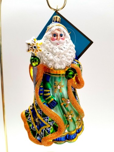Christopher Radko - Winter King #1012265 eleganter Weihnachtsmann mit Schmucksteinen Haltestab - Bild 1 von 5