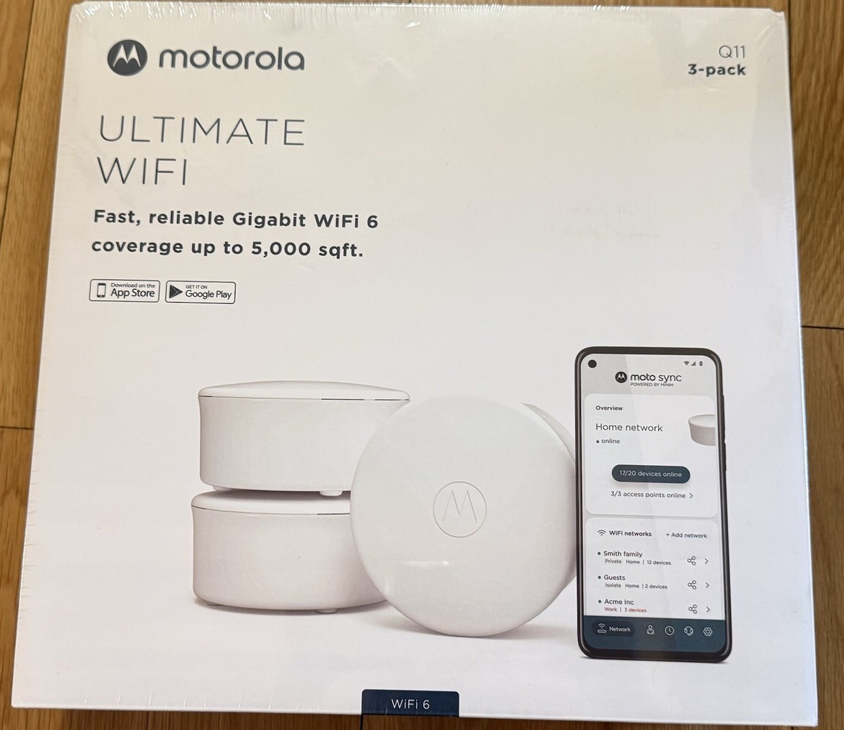 Motorola Q11 Wi-Fi 6 Mesh WiFi 6 System Router for sale online | eBay Motorola Q11 Wi-Fi 6 Mesh WiFi 6 System Router for sale online | eBay