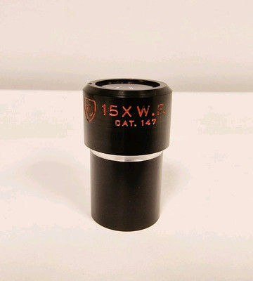 American Optical Cat. 147 Microscope Eyepiece 15X W.F