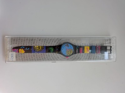 Swatch Uhr Musical Modell - Europe in Concert neu mit neuer batterie
