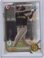 2022 Bowman 1st Edition #BPPF-122 Zayed Salinas San Diego Padres