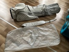 Golf Bag Tasche  Taylor Made 2010 weiß mit Staub/Regenhaube