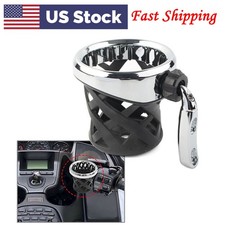 Handlebar Cup Holder Drink W Mesh Basket Mount For Honda Goldwing Gl1800 Chrome