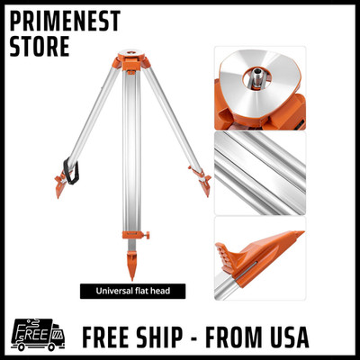 Universal Survey Tripod; Heavy Duty Aluminum; Quick Clamp; 5/8''x11'' Thread