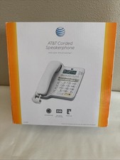 AT T CL2909 Corded Speakerphone Has Caller ID/Call Waiting Option White New