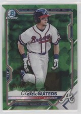2021 Bowman Chrome Sapphire Prospects Green Refractor 5/125 Drew Waters n1u