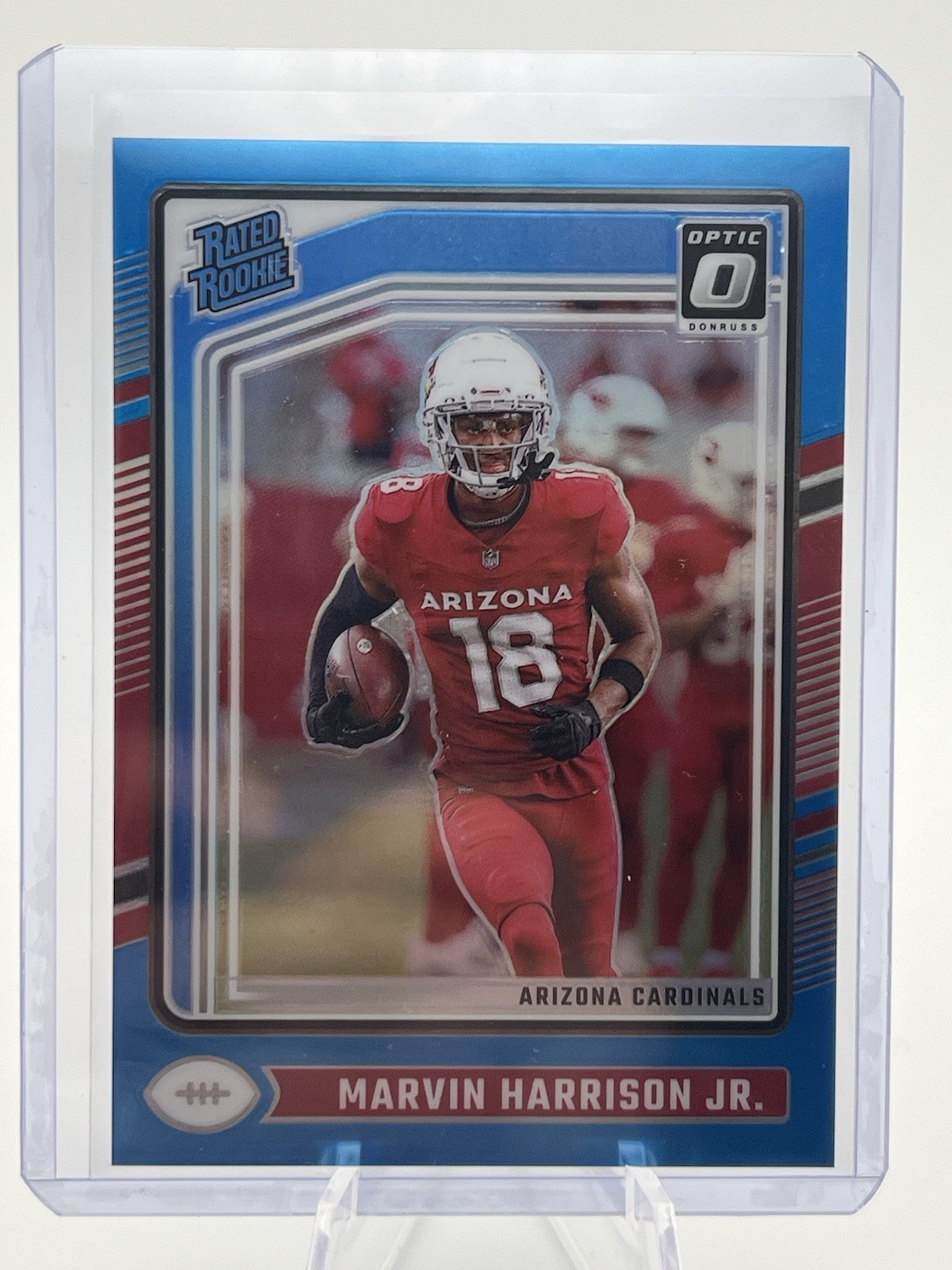 2024 Donruss Optic - Rated Rookie Marvin Harrison Jr. #276 Aqua Prizm /299 (RC)